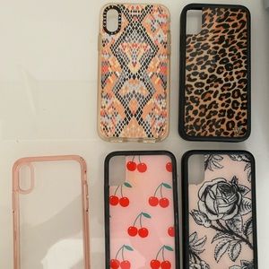 iPhone X cases (wildflower)